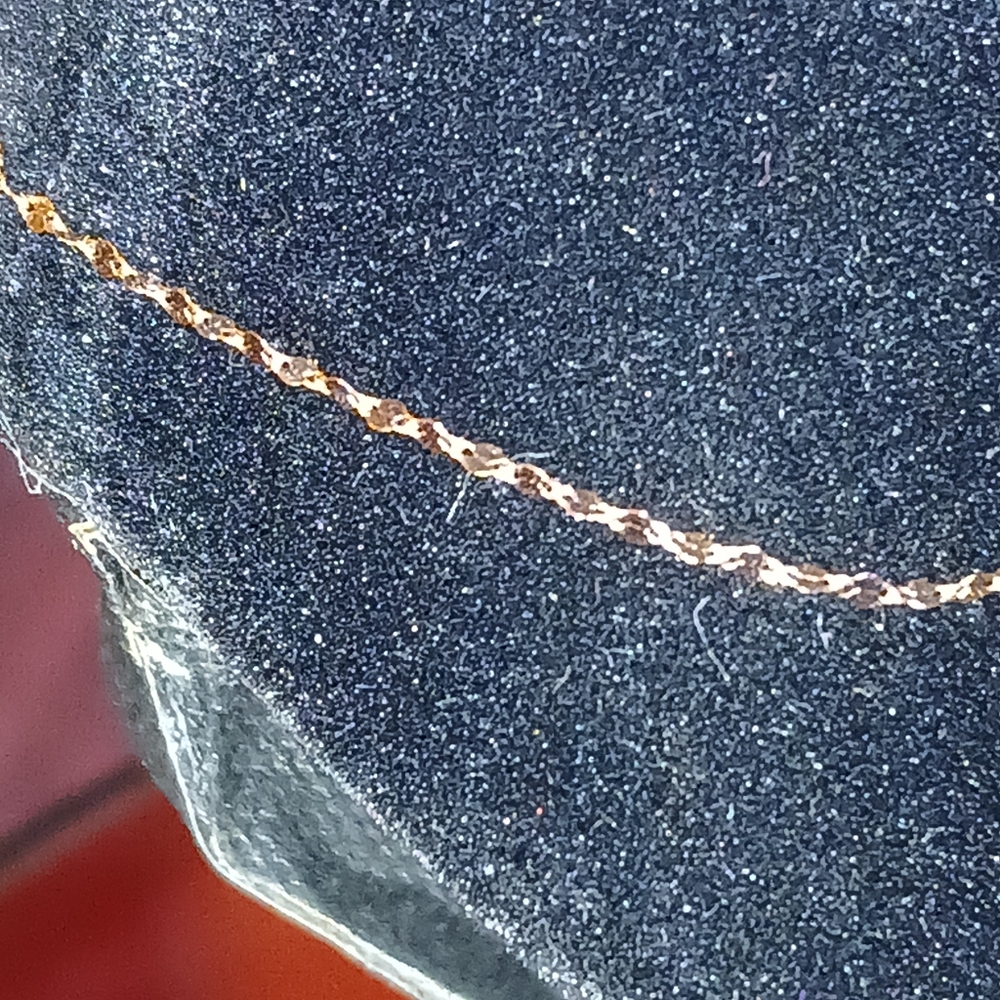 10Kt Rose Gold Mirror Accent Bracelet - Picture 7 of 10